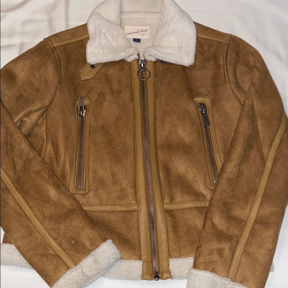 Camel Universal Thread Jacket Nwot - image 1